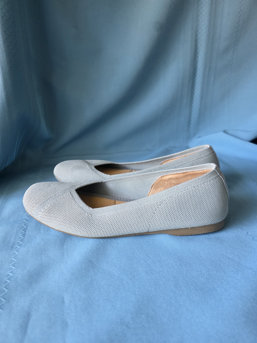 Cynthia Rowley Haisley Gray Knit Ballet Flats Size 9M